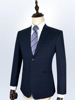Bộ Suit Xanh Đen Đậm Sọc Ẩn Classic Fit TGS315
